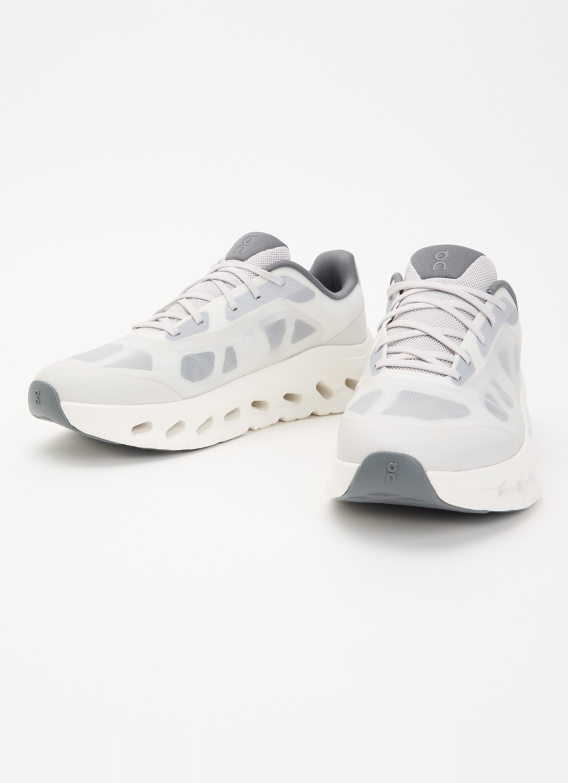 On Cloudtilt Remix sneaker van mesh met logo - detail 3 lichtgrijs