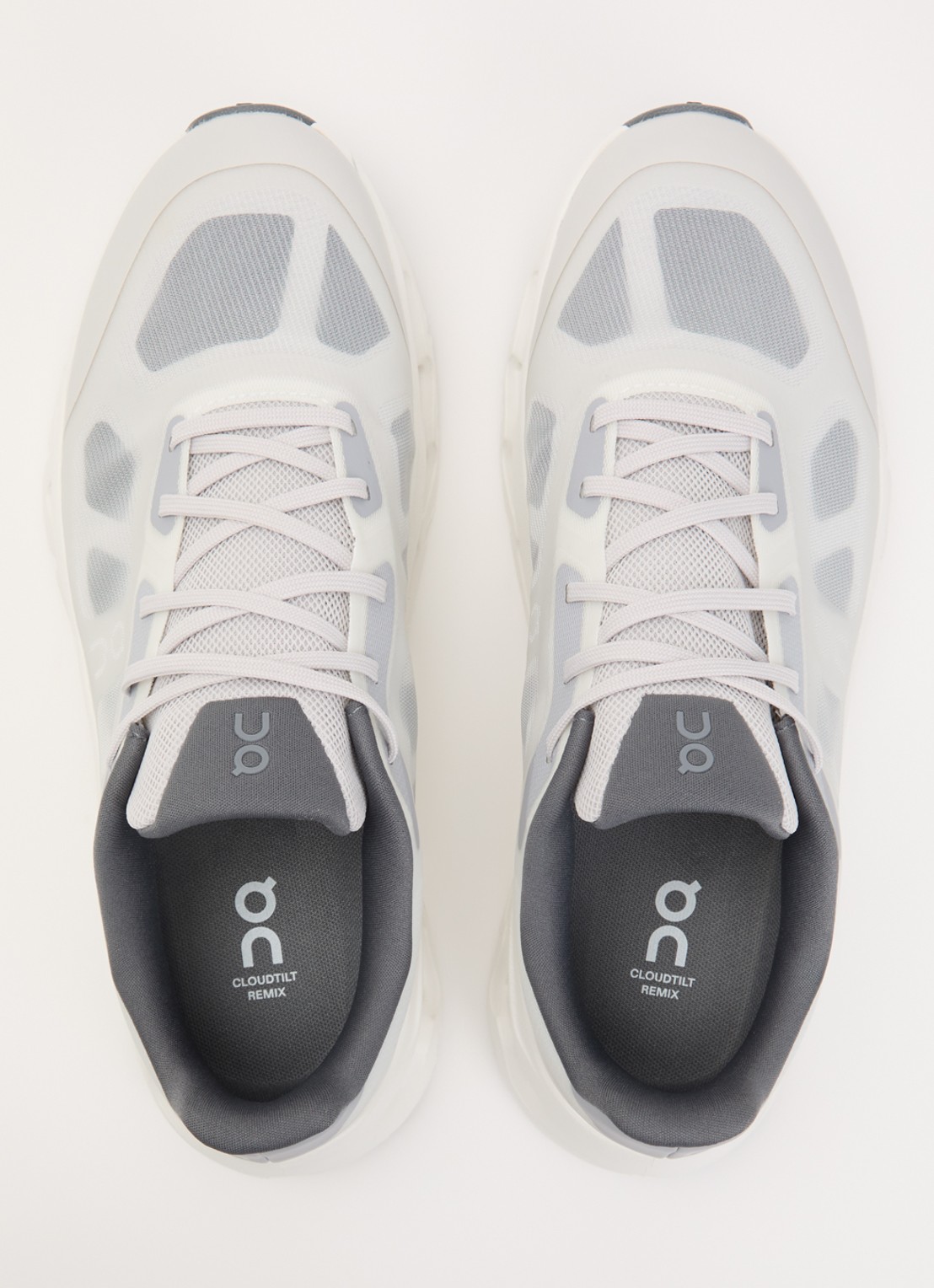 On Cloudtilt Remix sneaker van mesh met logo - detail 4 lichtgrijs