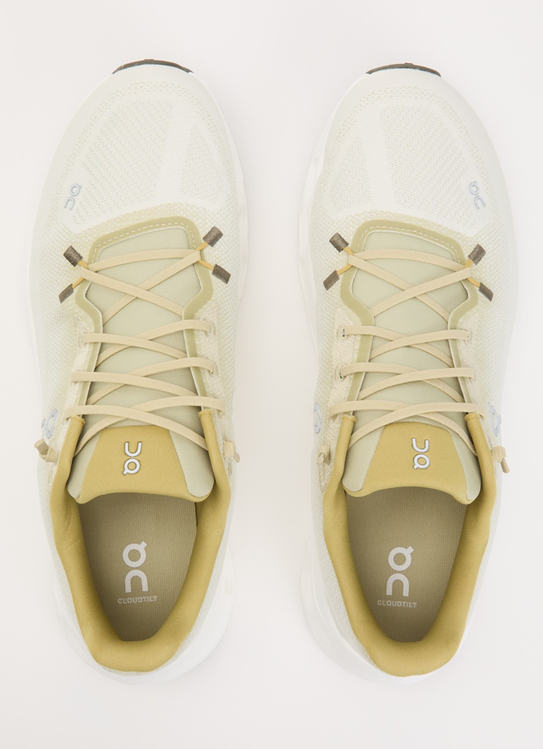 On Cloudtilt sneaker met gebreid bovenwerk en logo - detail 3 lichtgroen