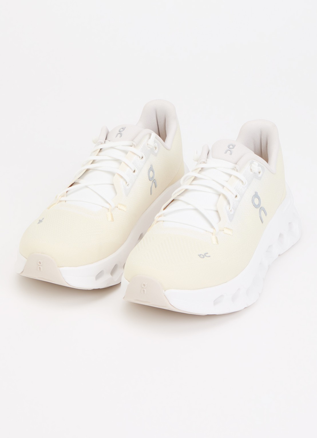 On Cloudtilt sneaker met gebreid bovenwerk - detail 2 vanillegeel