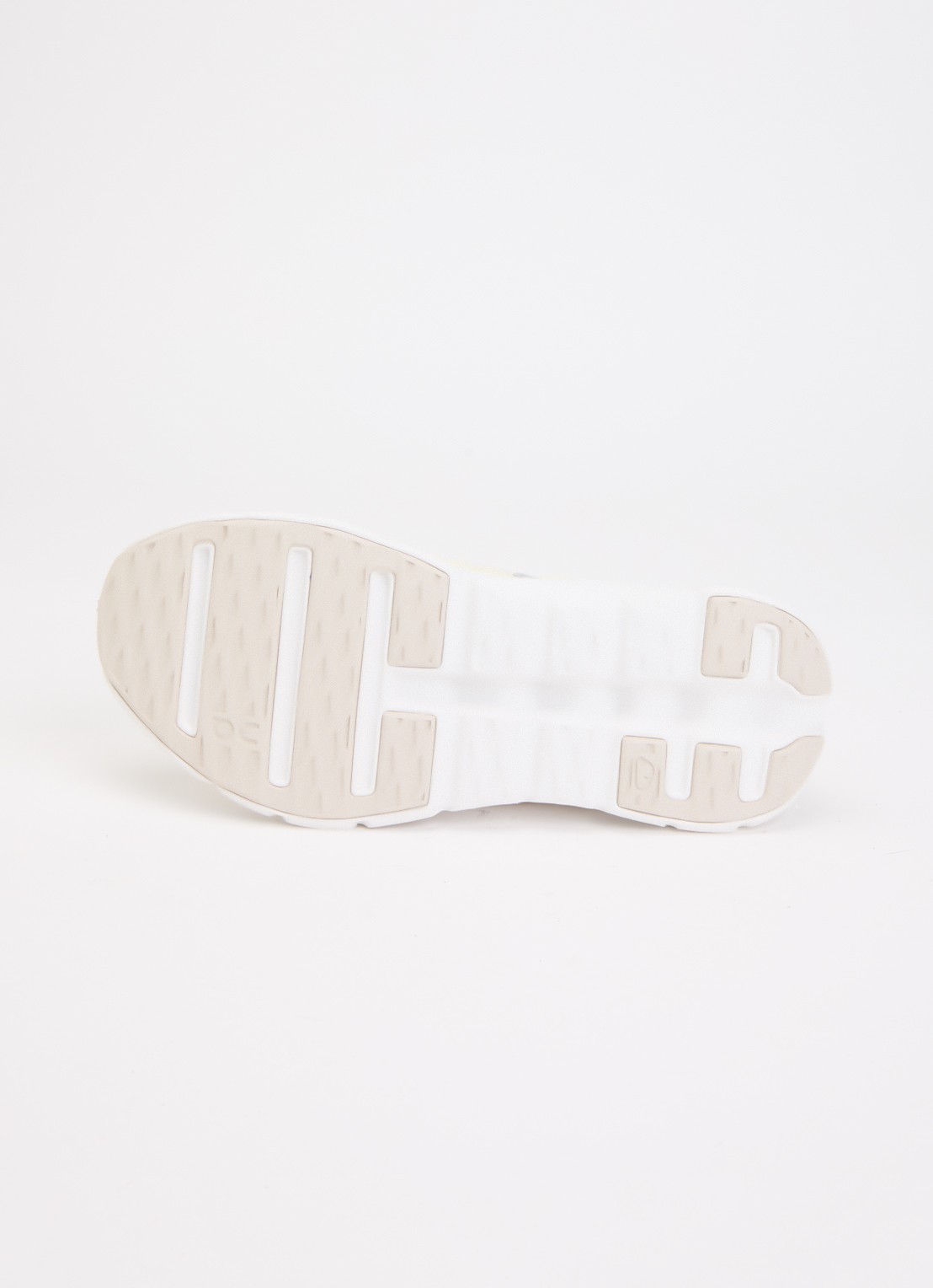 On Cloudtilt sneaker met gebreid bovenwerk - detail 4 vanillegeel