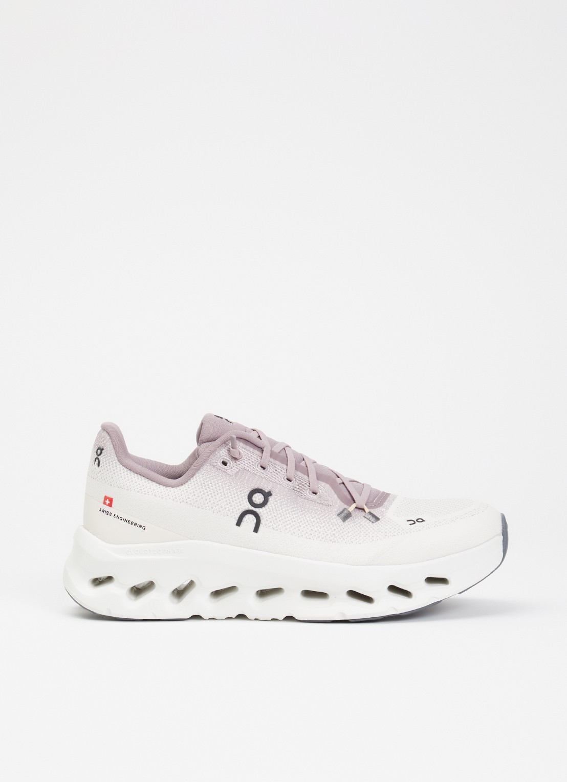 On Cloudtilt sneaker met mesh details - voorkant oudroze