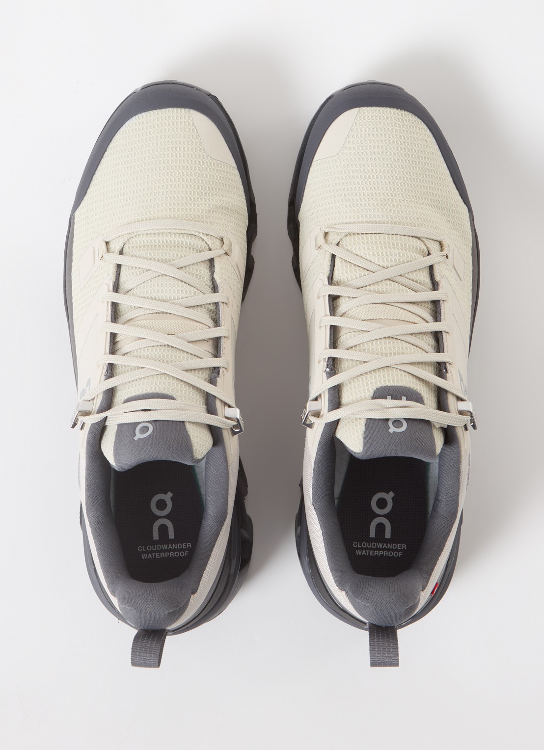 On Cloudwander Waterproof sneaker met mesh details - detail 4 beige