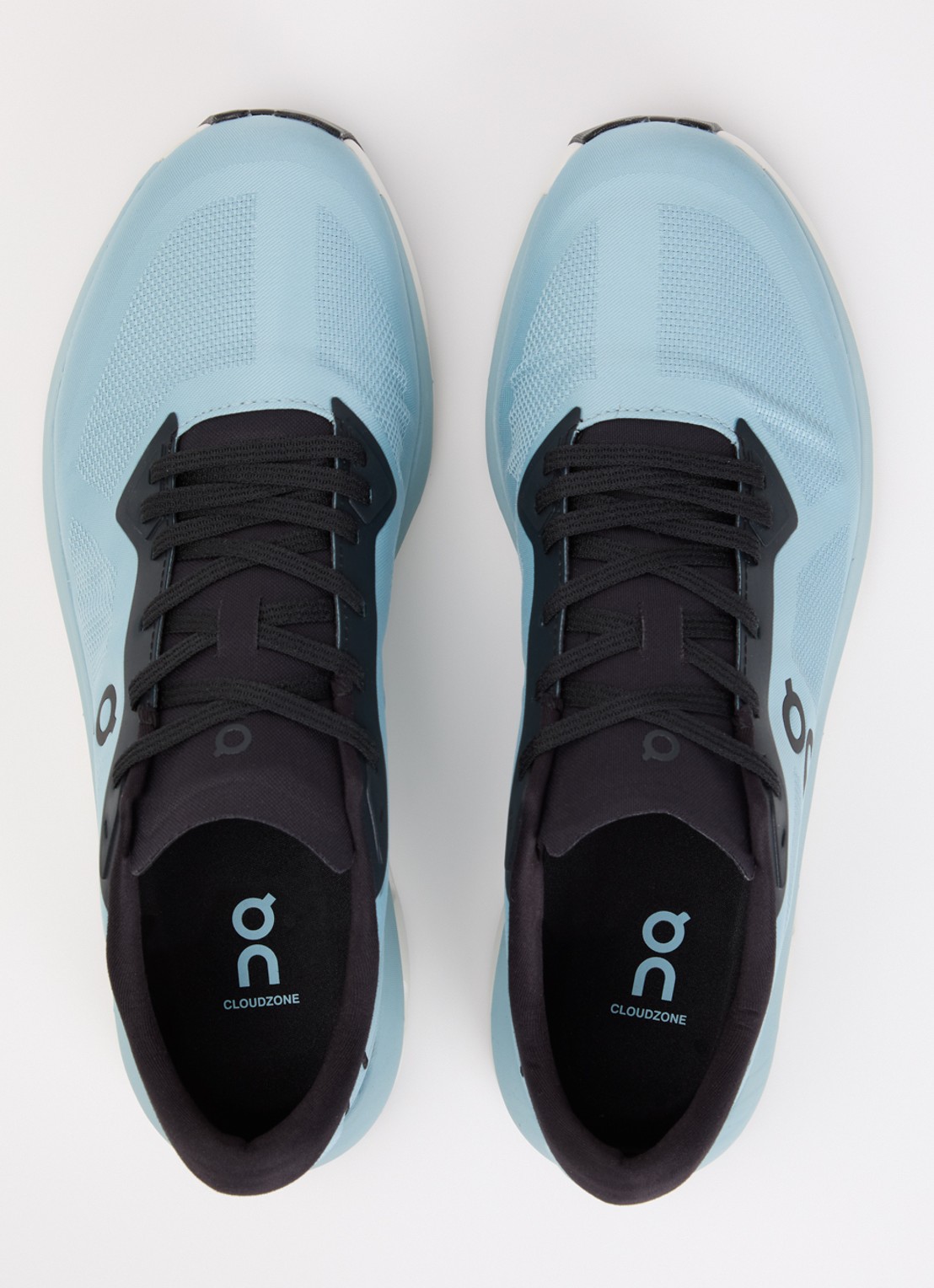 On Cloudzone sneaker met gebreid bovenwerk en logo - detail 2 turquoise