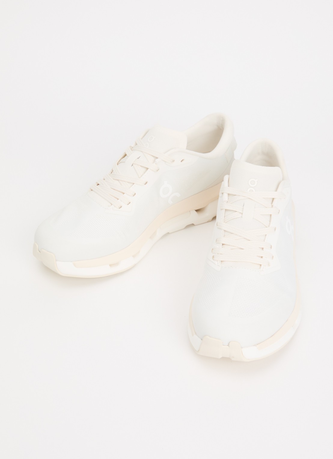 On Cloudzone sneaker met gebreid bovenwerk - detail 3 creme