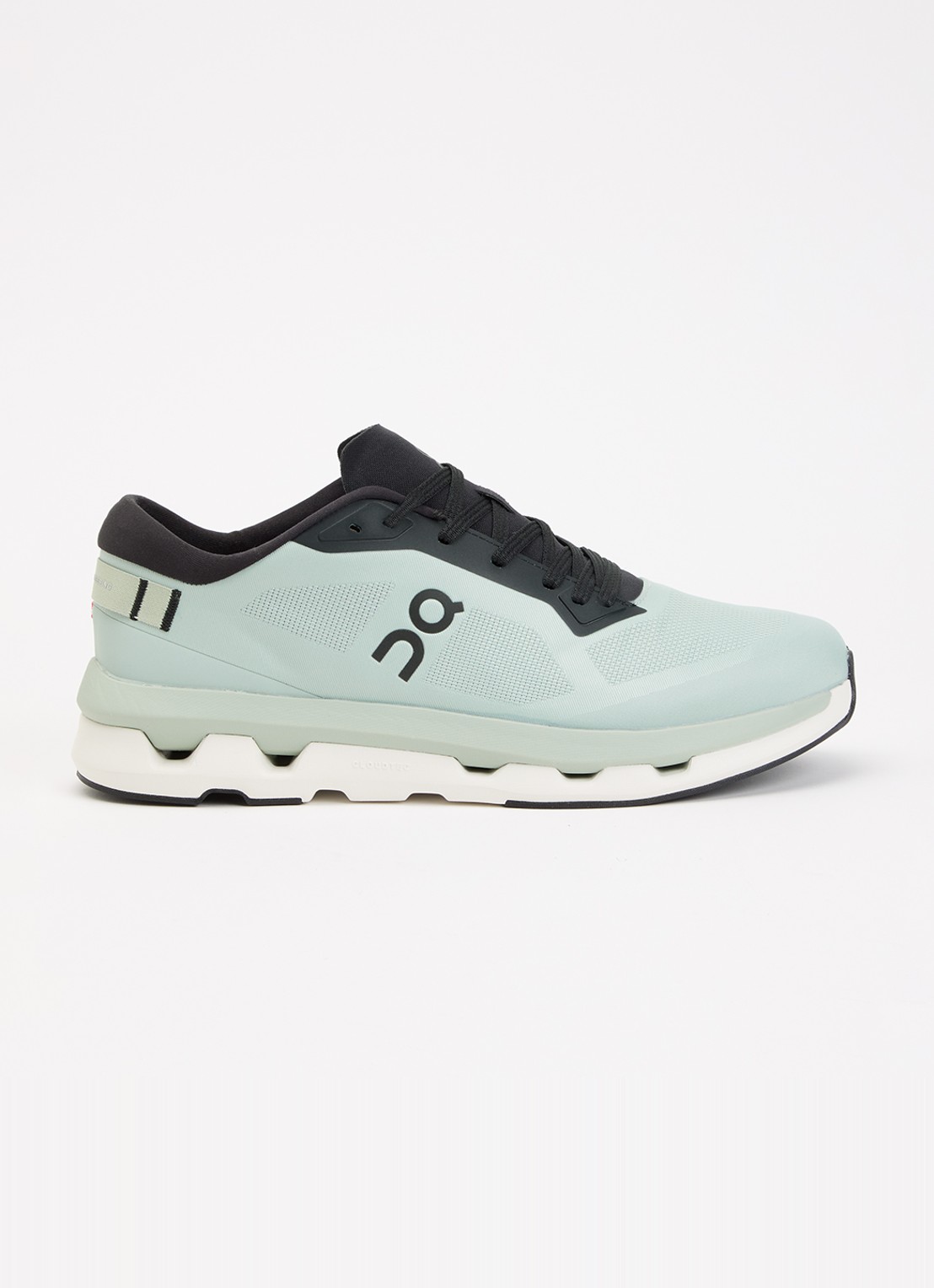 On Cloudzone sneaker van mesh met logo - voorkant mint