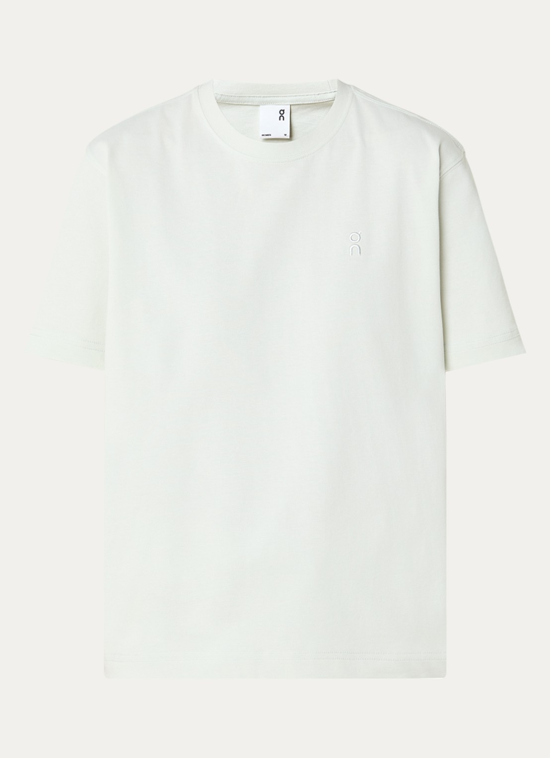 On Club Collective T-shirt met logo- en backprint - voorkant 2 lichtgroen