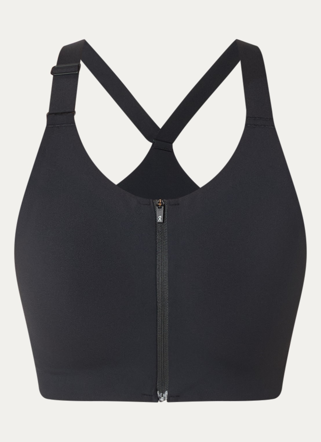 On Endurance sport bh met high support - voorkant 2 zwart