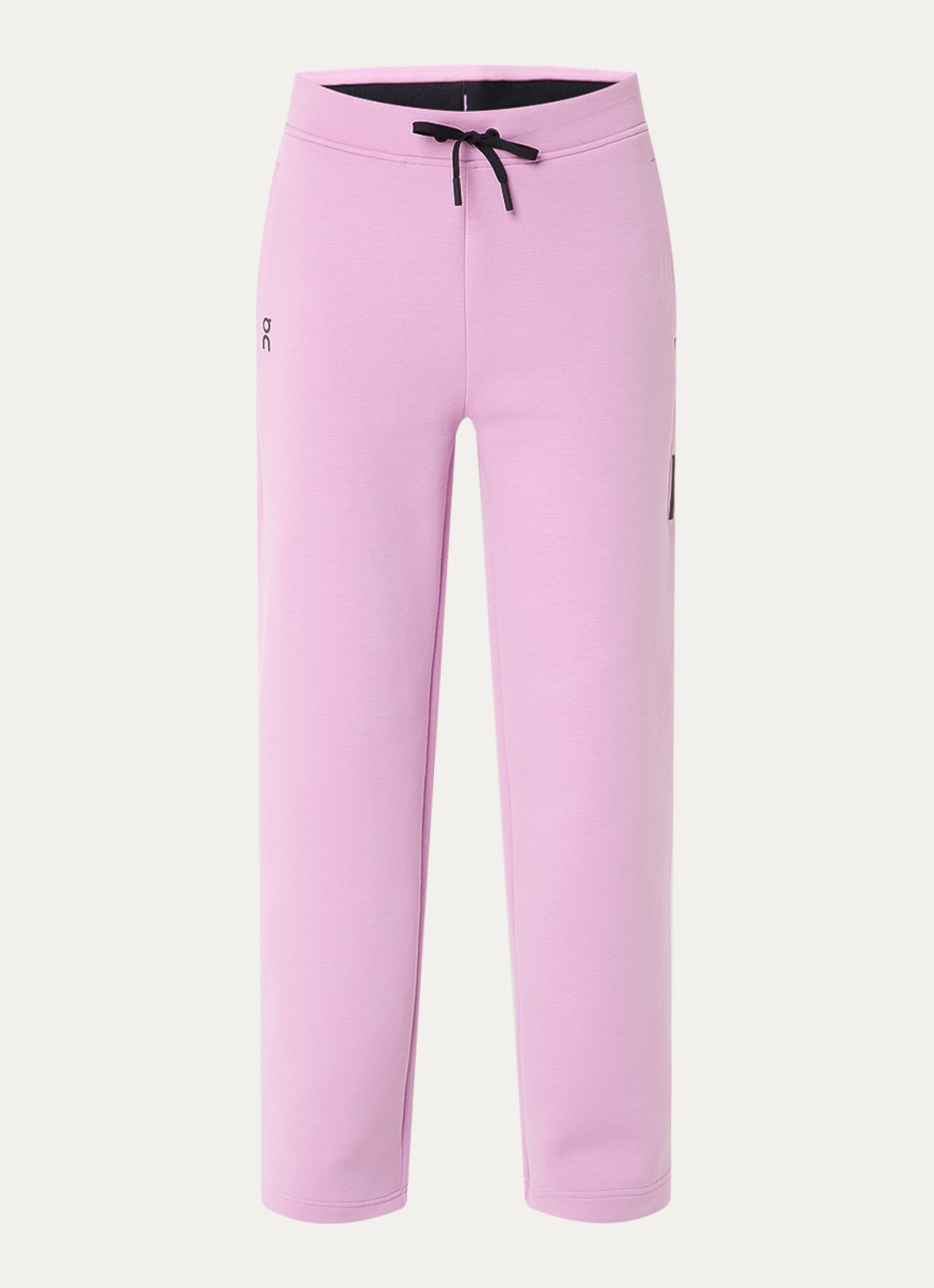 On Focus Tech high waist straight fit joggingbroek met steekzakken - voorkant 2 roze
