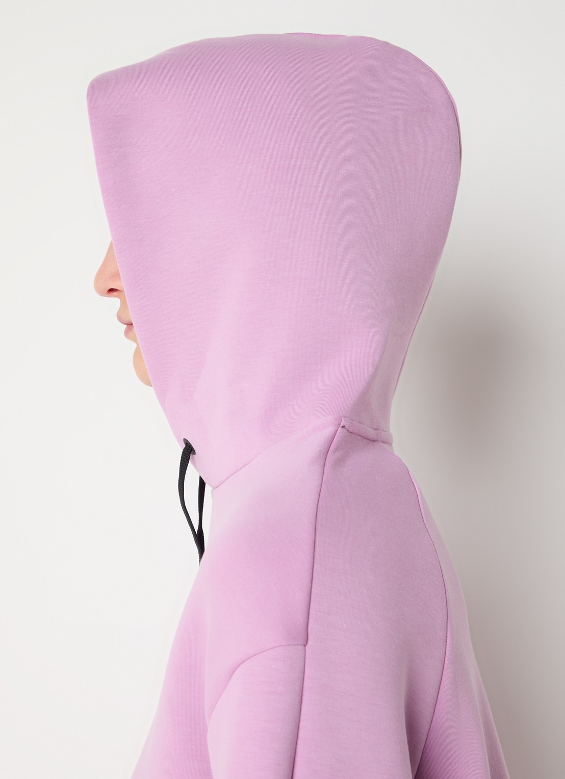 On Focus Tech hoodie met ritszakken - detail 2 roze
