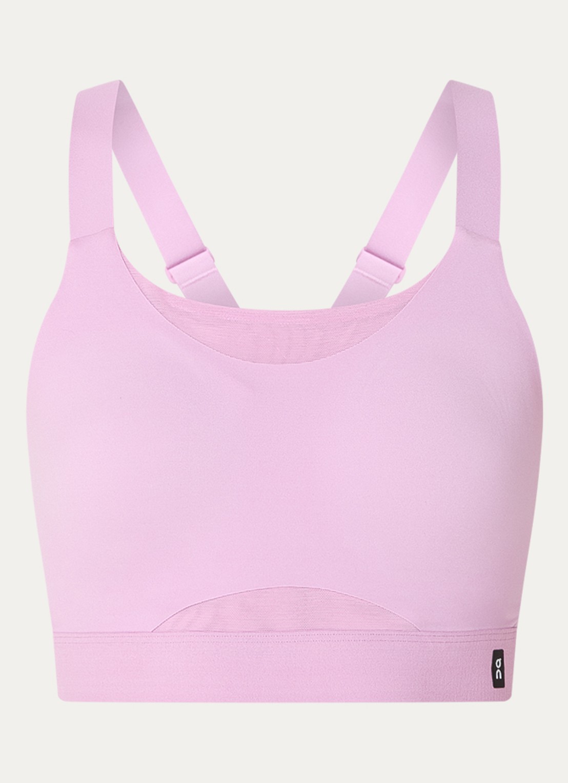 On Performance sport bh met medium support - voorkant roze