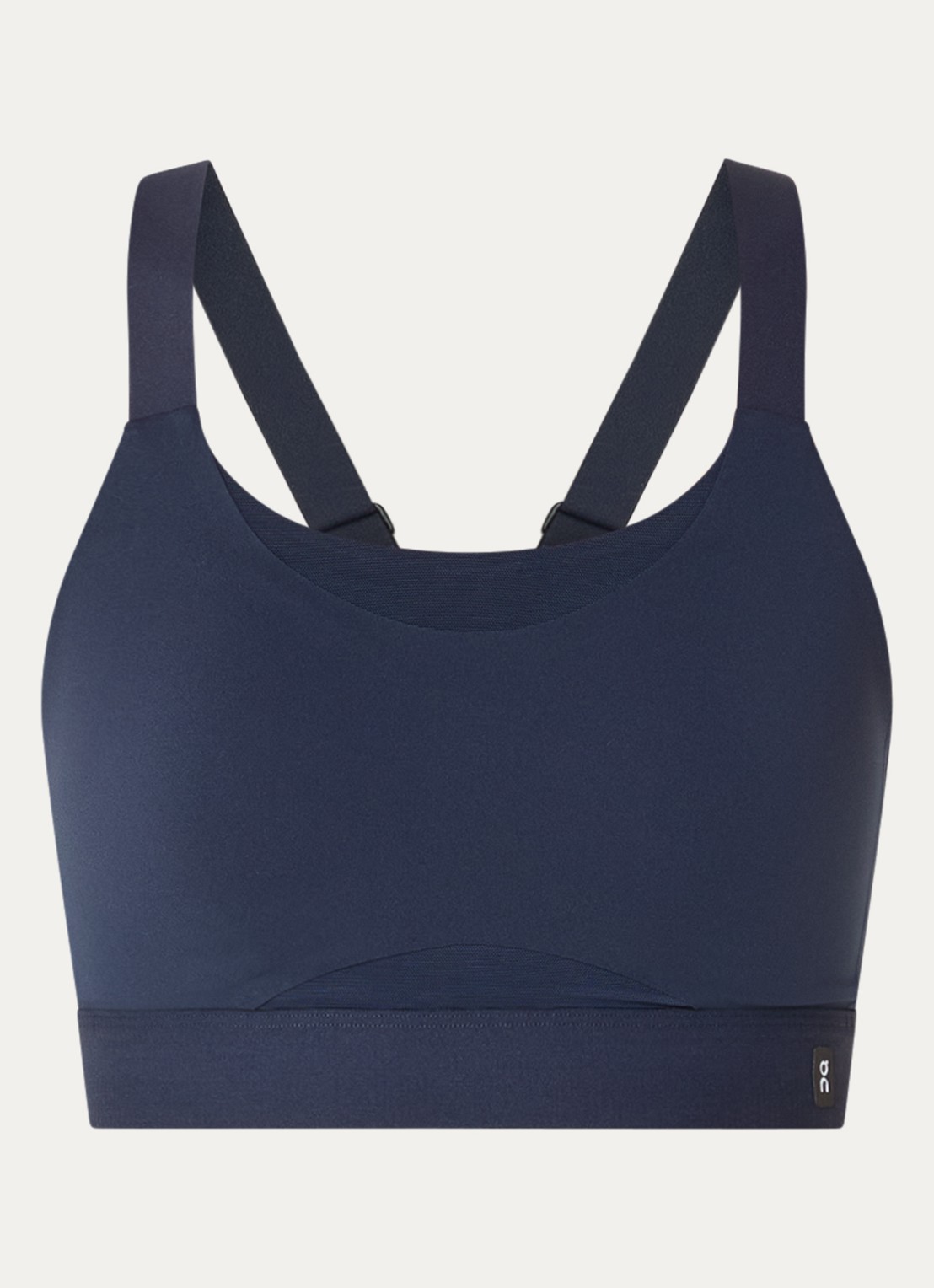 On Performance sport bh met medium support - voorkant 2 donkerblauw