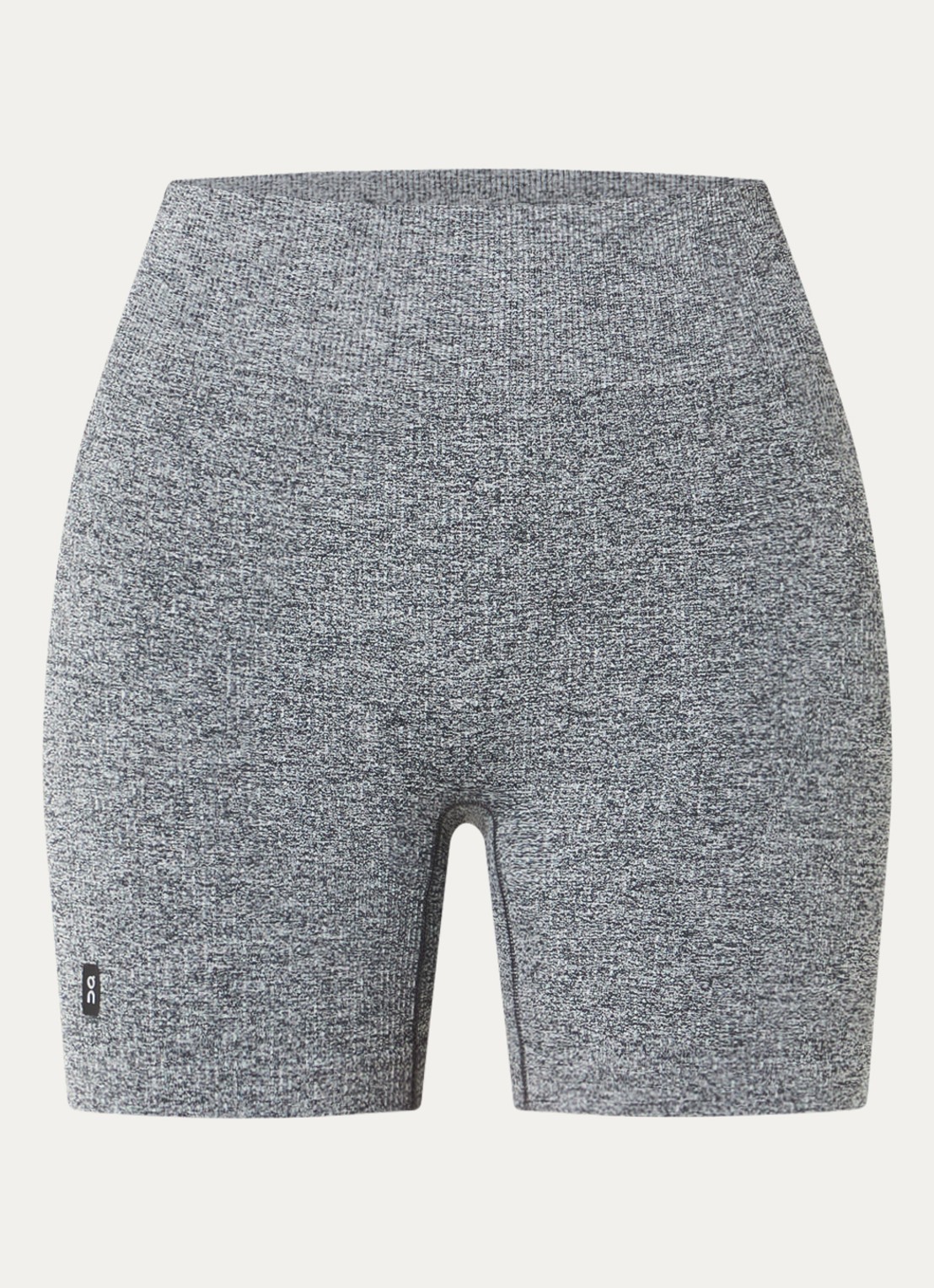 On Studio high waist skinny fit trainingslegging met logo - voorkant 2 grijs