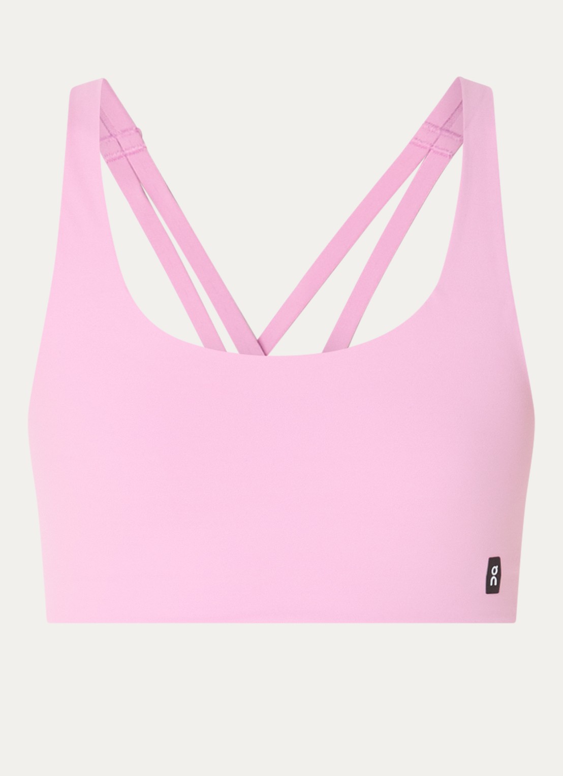 On Studio sport bh met light support - voorkant 2 roze