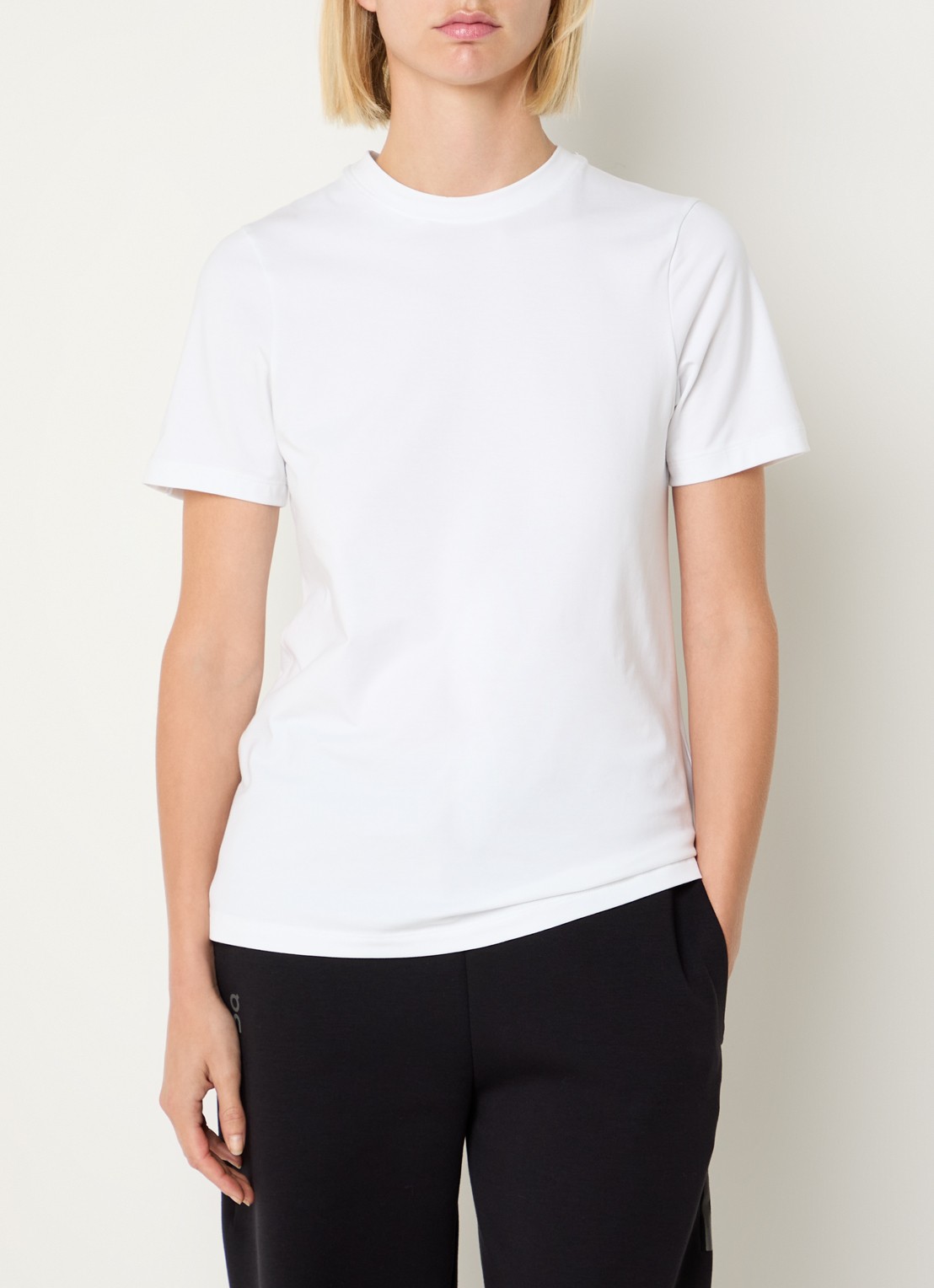 On Trainings T-shirt ronde hals - detail 4 wit