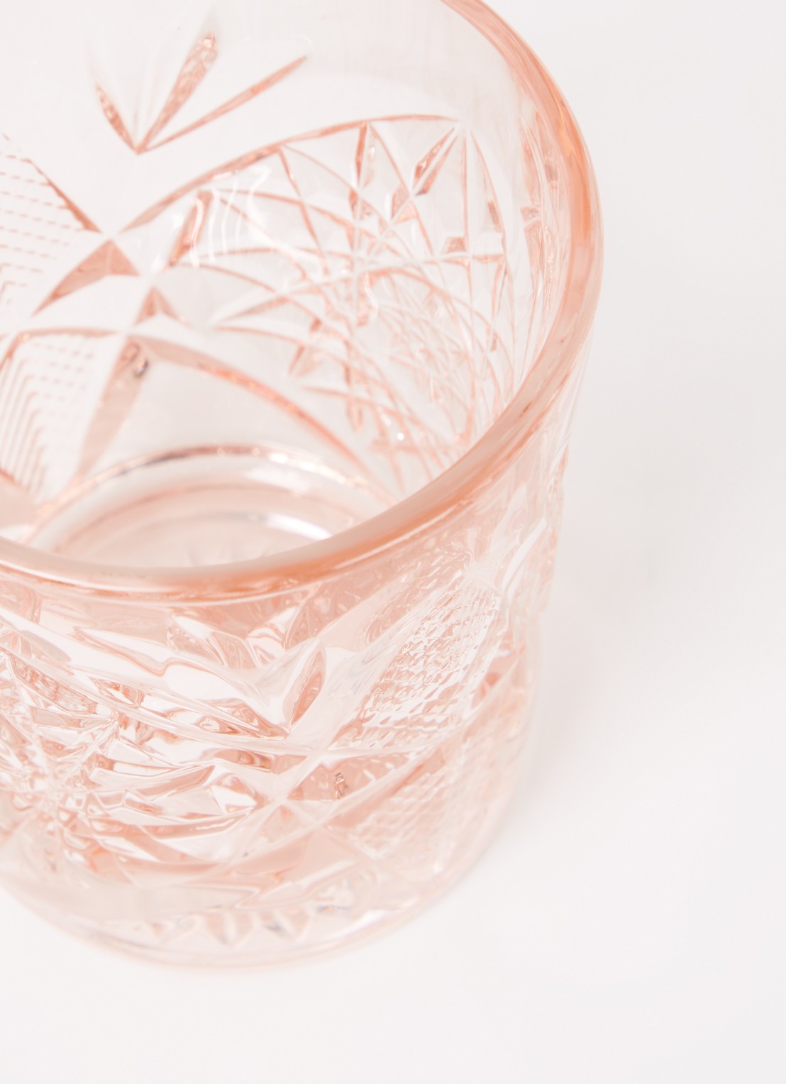 Onis Hobstar drinkglas 35,5 cl - voorkant 2 koraal