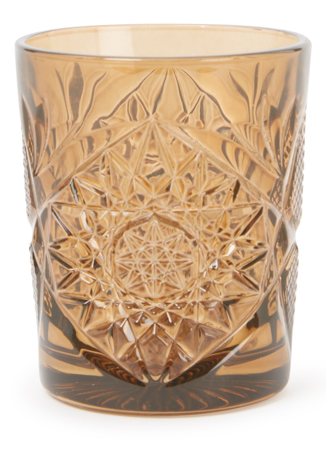 Onis Hobstar drinkglas 35,5 cl - voorkant okergeel