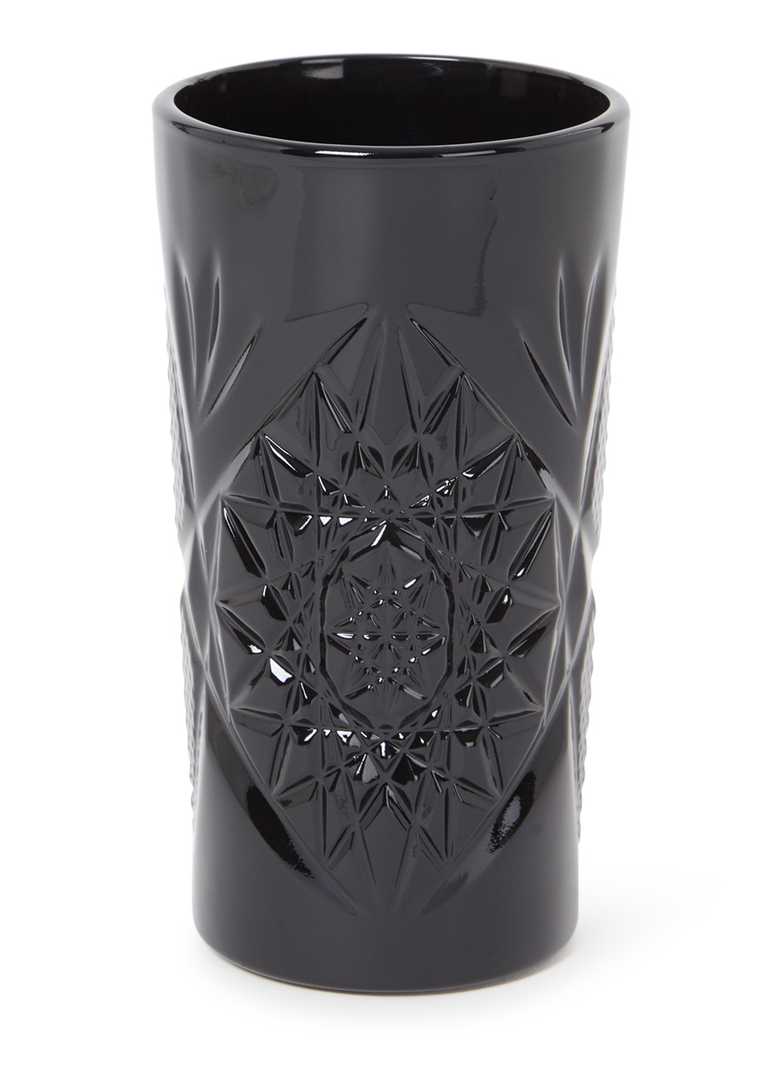 Onis Hobstar longdrinkglas 47 cl - voorkant zwart