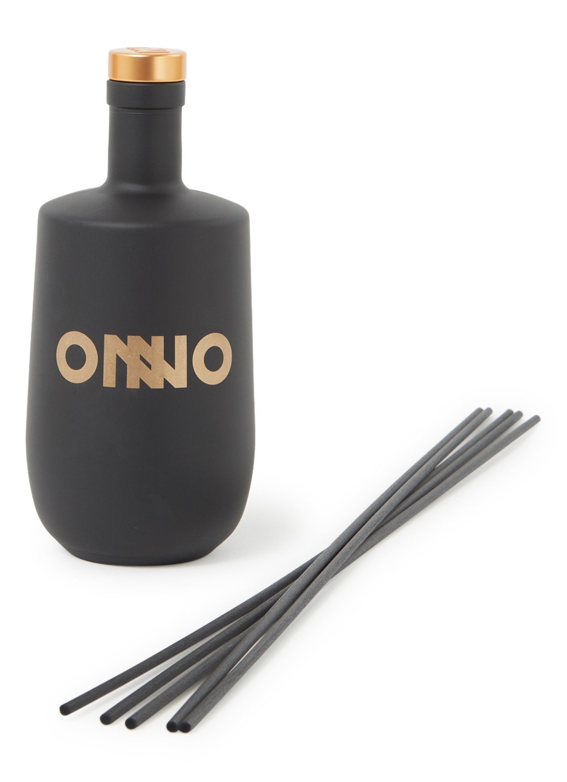 Onno Sage geurstokjes navulling 500 ml - voorkant 2 zwart