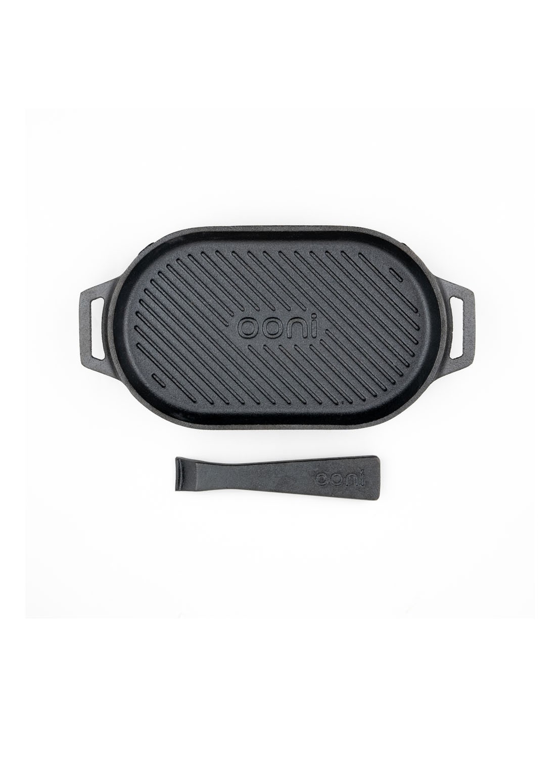 Ooni Grizzler grillpan  - detail 2 zwart