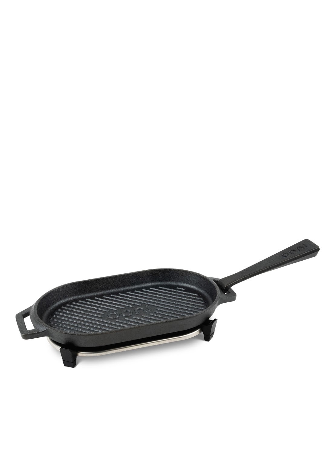 Ooni Grizzler grillpan  - voorkant 4 zwart