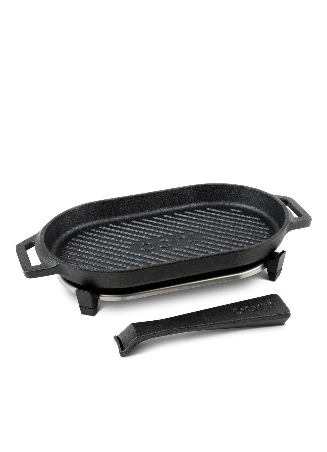 Ooni Grizzler grillpan  - voorkant 5 zwart