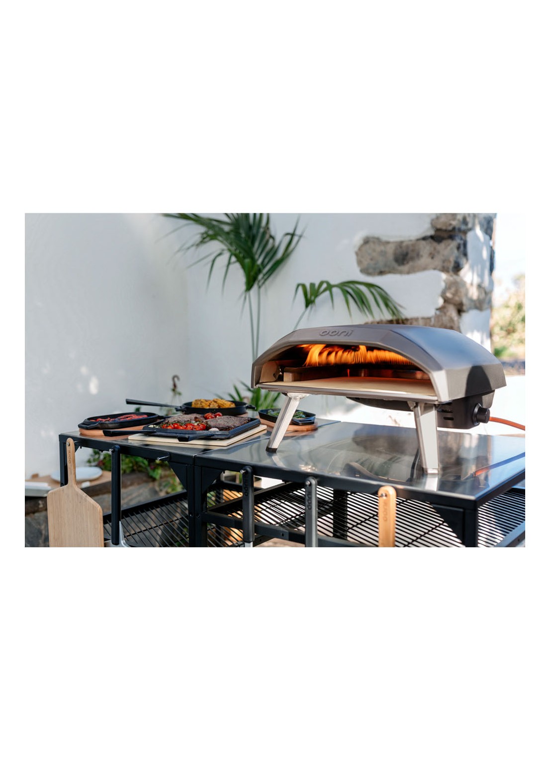 Ooni Koda gasgestookte pizzaoven - voorkant 3 zilver