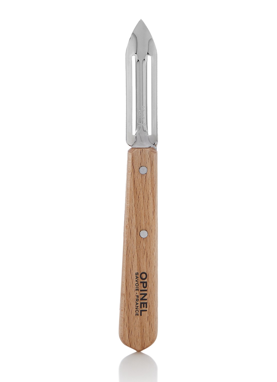 Opinel 115 dunschiller 15,5 cm - voorkant lichtbruin