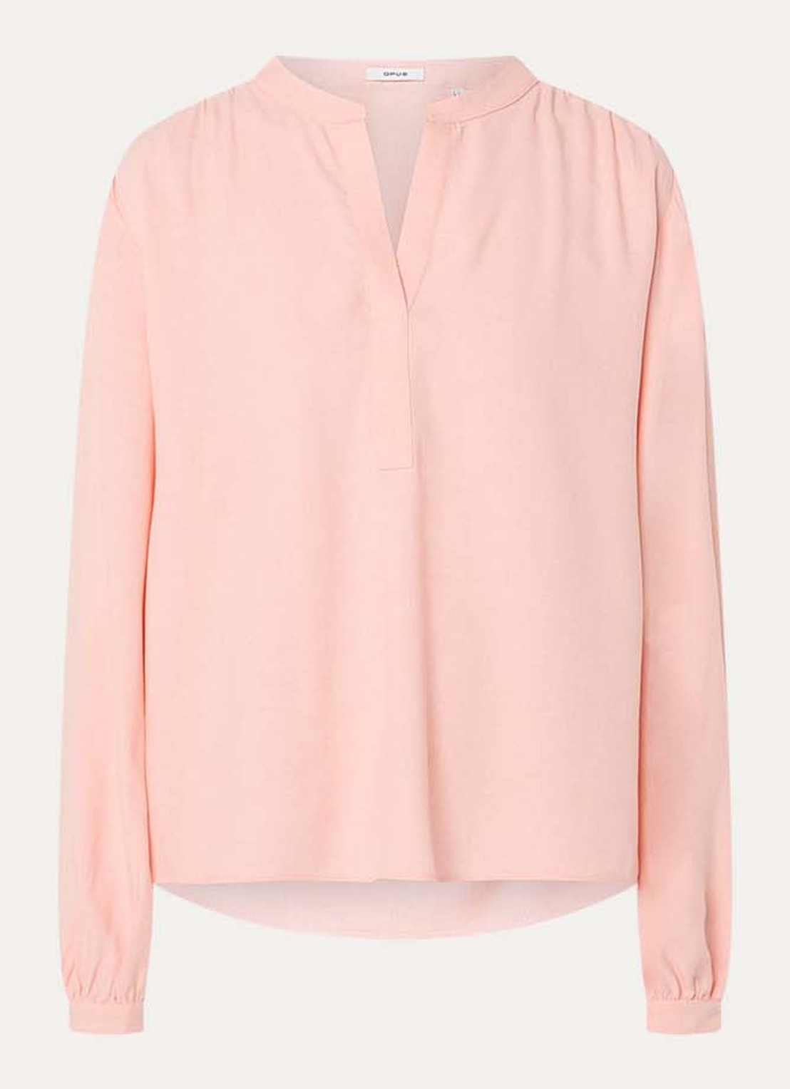 OPUS Flanora tuniek met V-hals - voorkant 2 lichtroze