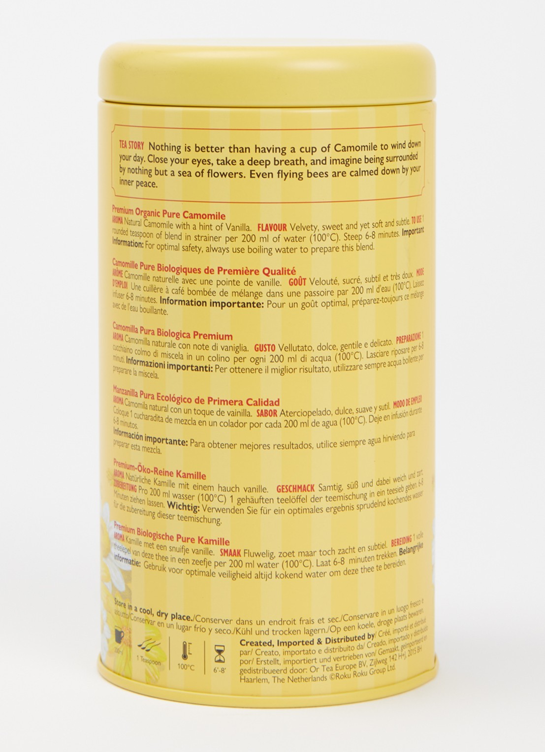 Or Tea? Calm Kamille thee 50 gram - voorkant 2 undefined