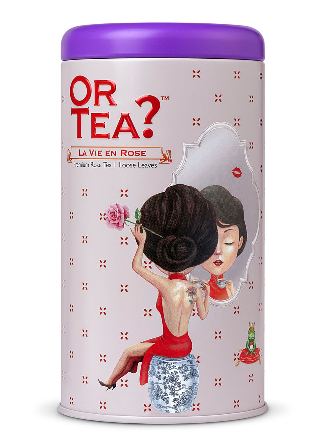 Or Tea? La Vie En Rose Black Tea with Rose 75 gram - voorkant undefined