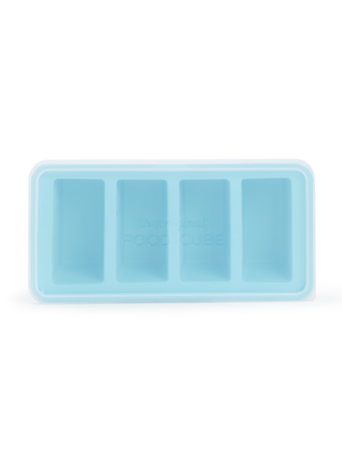 Original Food Cube Mealprep bak 4 x 0,25 l  - voorkant 2 donkerblauw