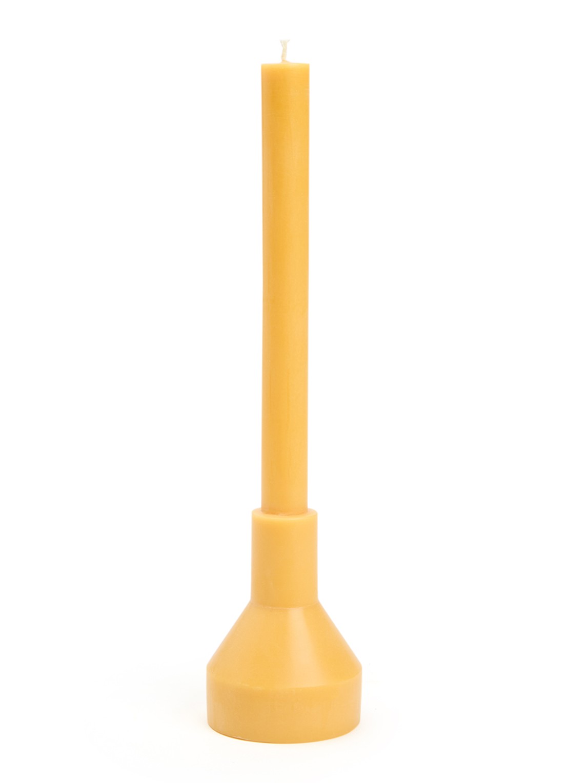 originalhome Candle & Holder kaars 29,5 cm - voorkant geel