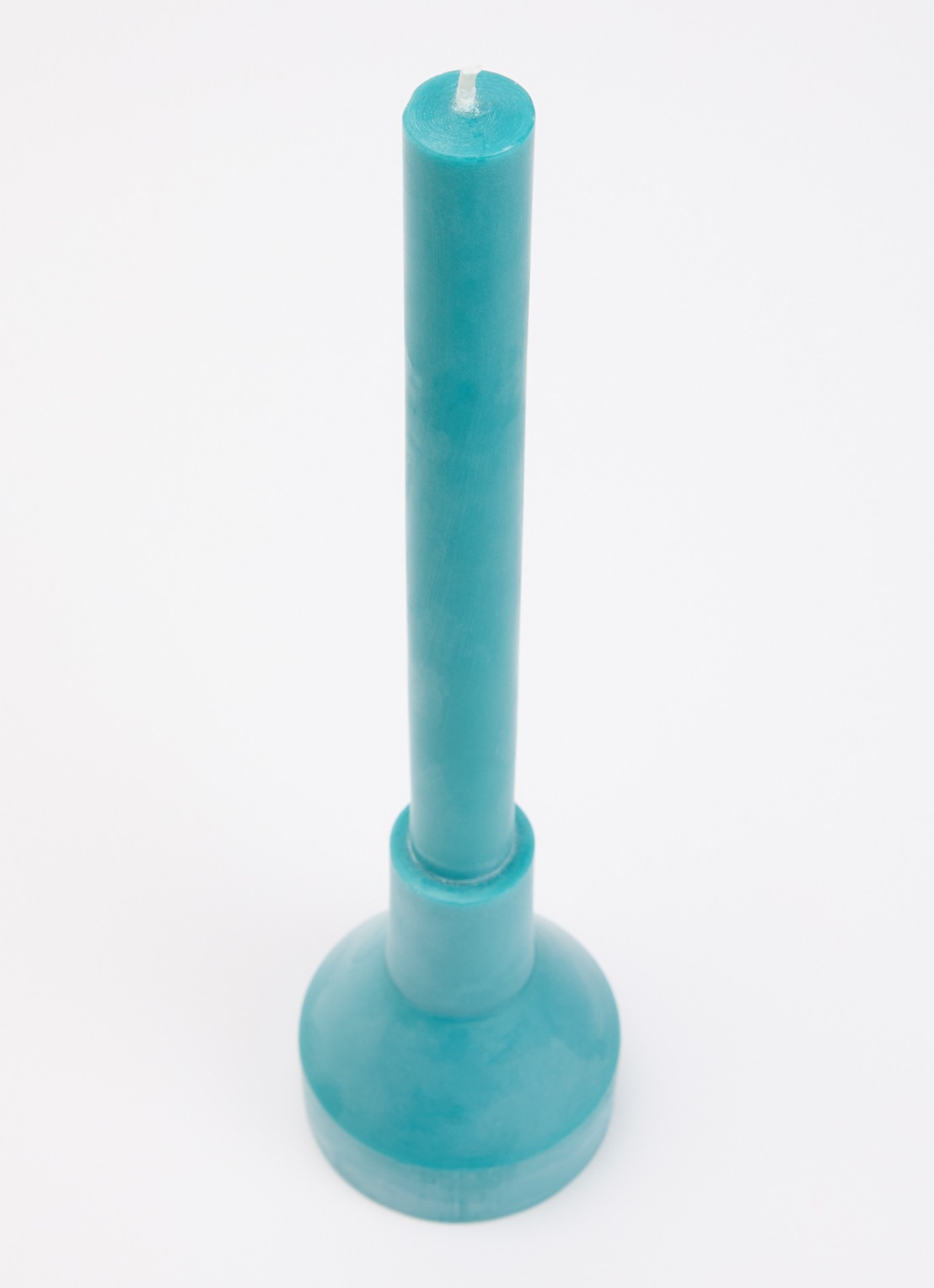 originalhome Candle & Holder kaars 29,5 cm - voorkant 2 turquoise