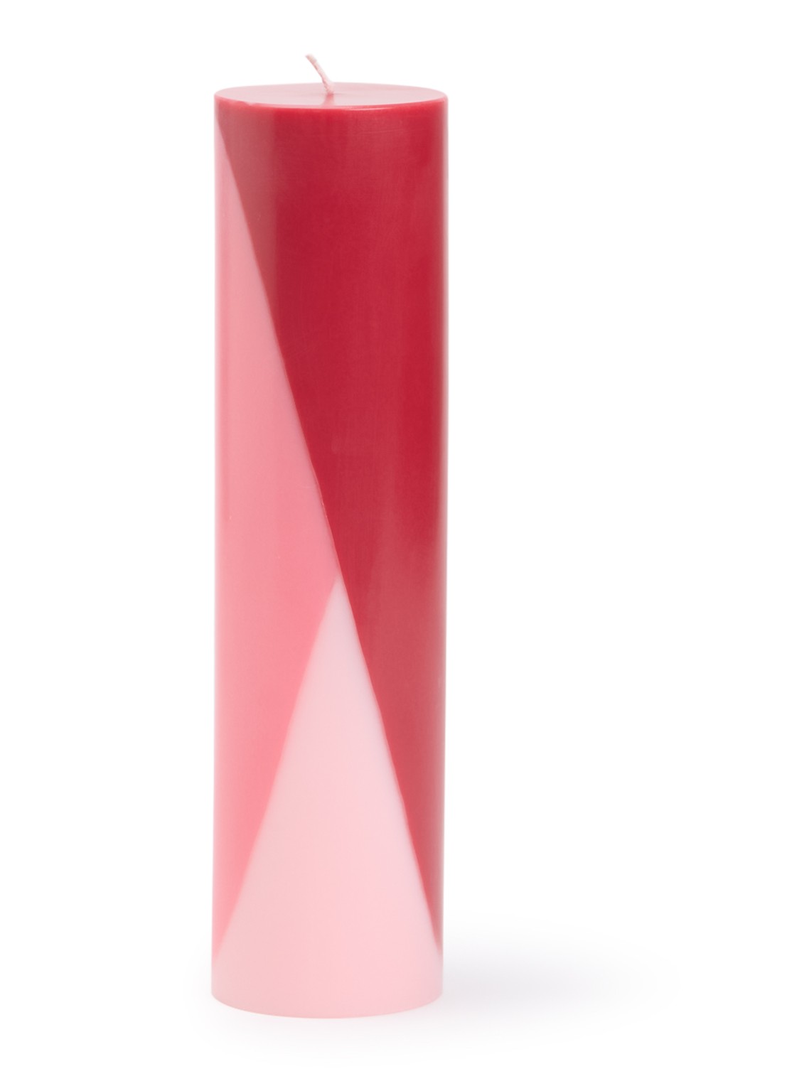 originalhome Pillar Diagonal Tall stompkaars 25 cm - voorkant roze