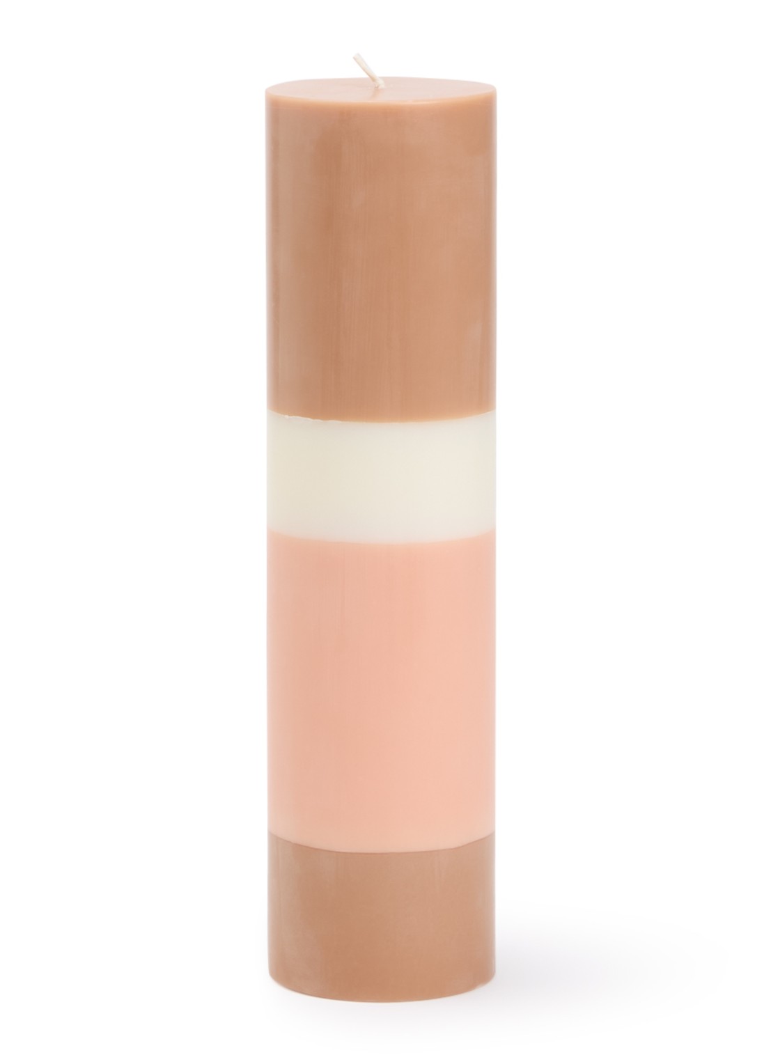 originalhome Pillar Layered Tall stompkaars 25 cm - voorkant zalmroze