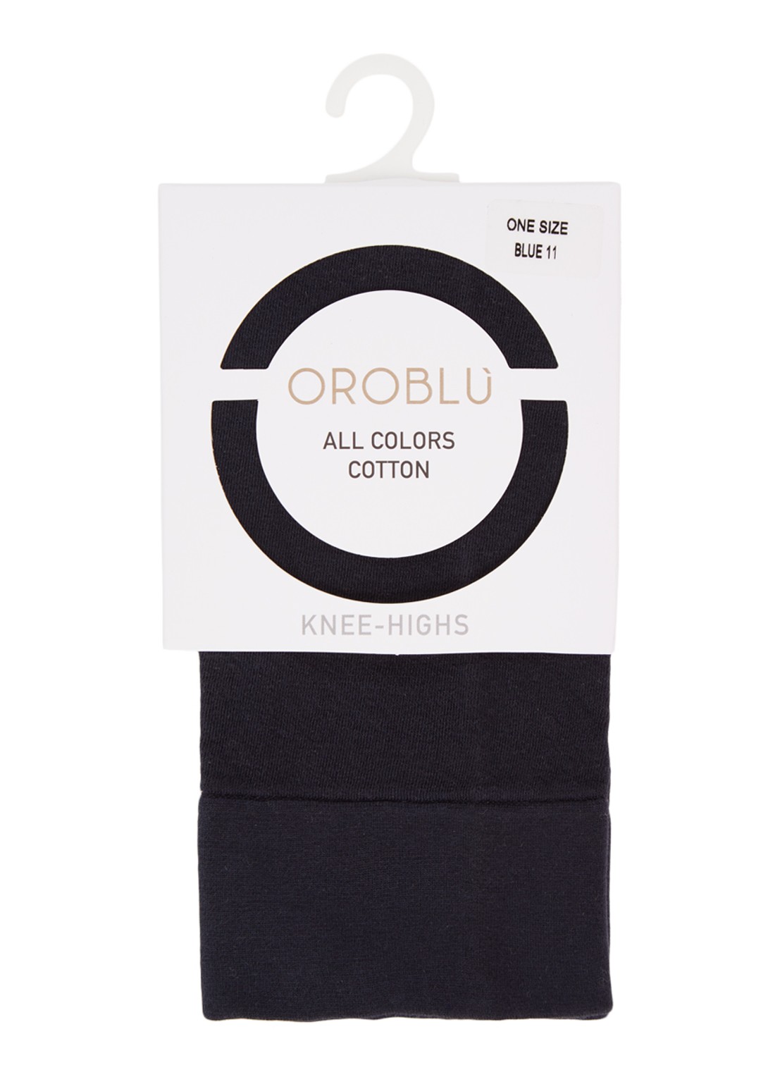 Oroblu All Colors kniekousen - voorkant donkerblauw