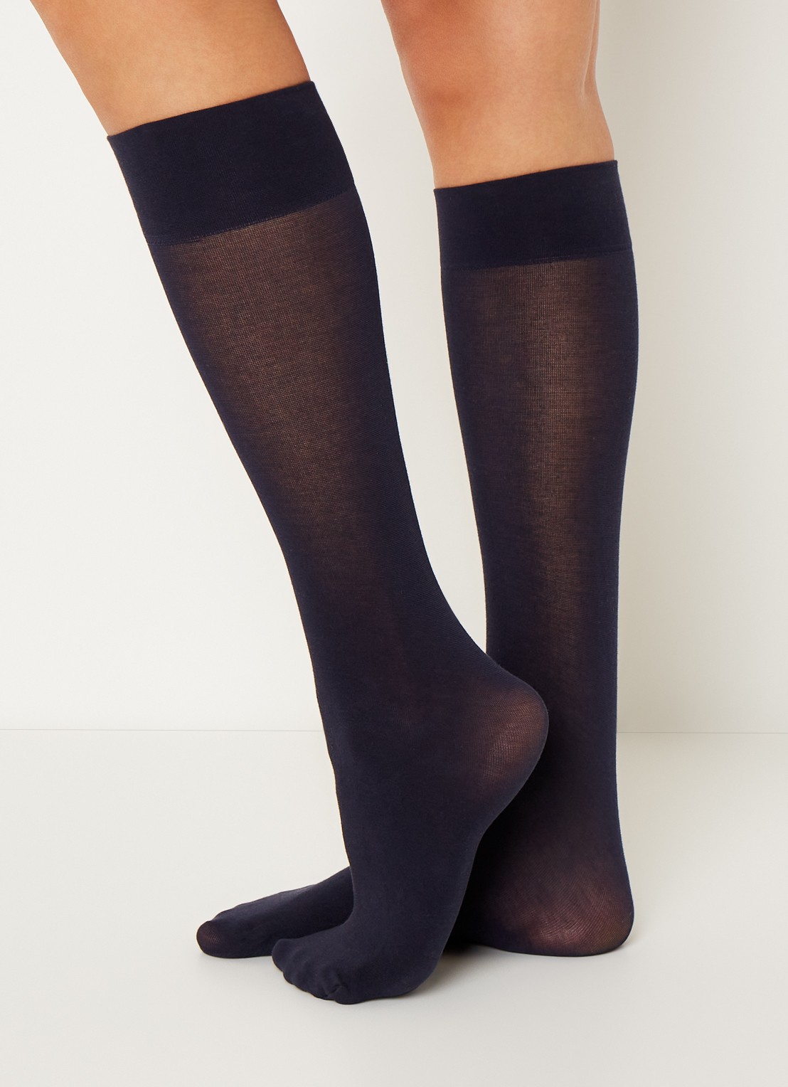 Oroblu All Colors kniekousen - voorkant 2 donkerblauw
