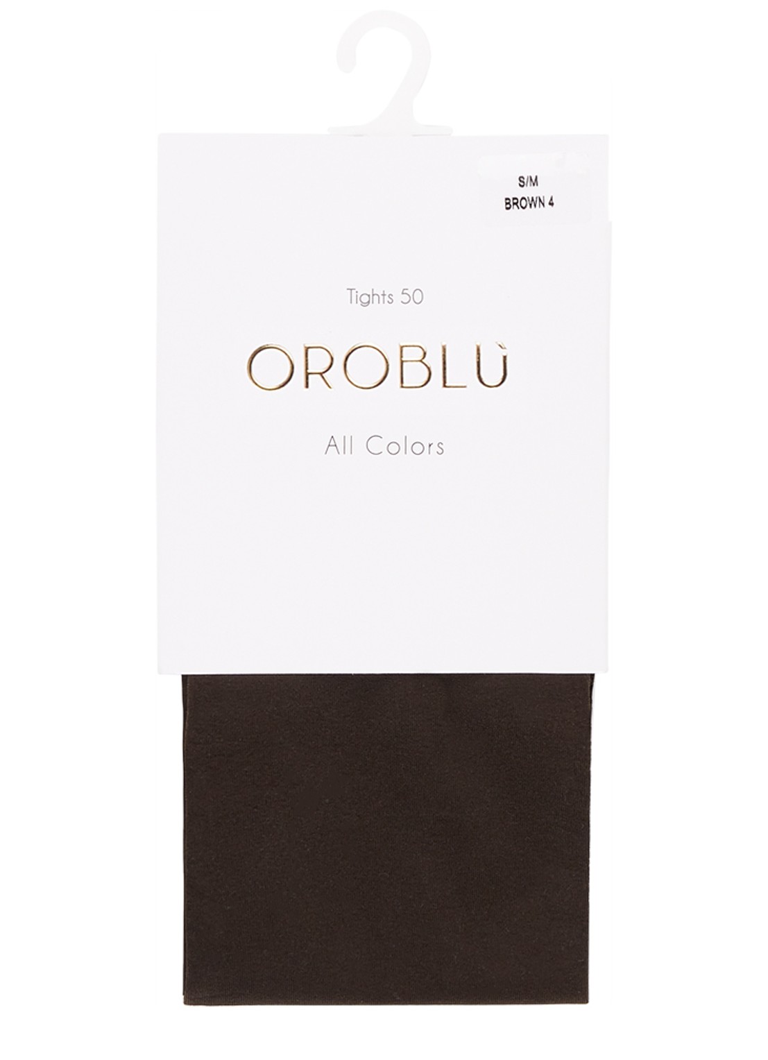 Oroblu All Colors panty in 50 denier - voorkant bruin