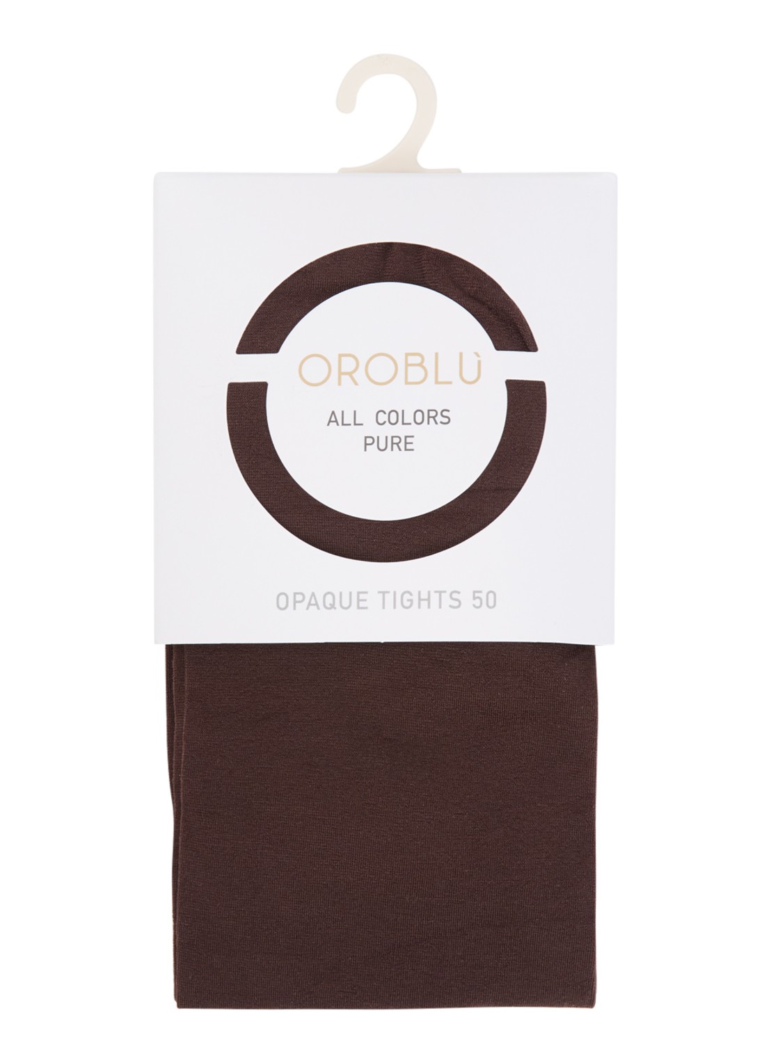 Oroblu All Colors Panty in 50 denier - voorkant chocoladebruin