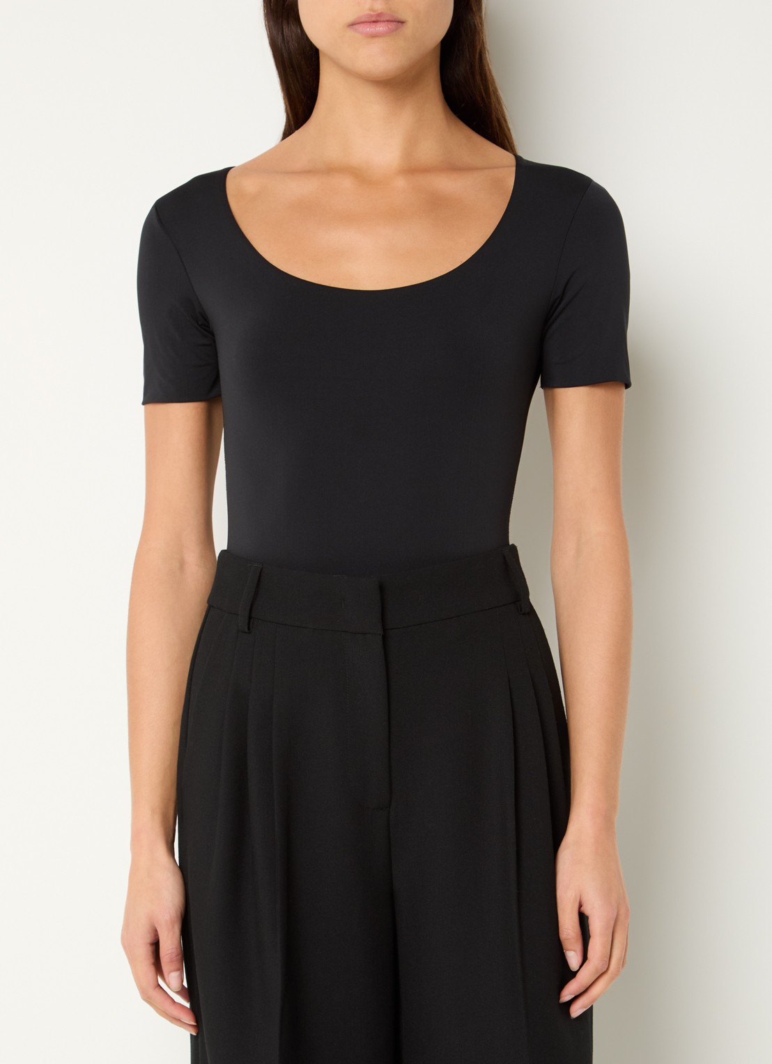 Oroblu Body met ronde hals - detail 2 zwart