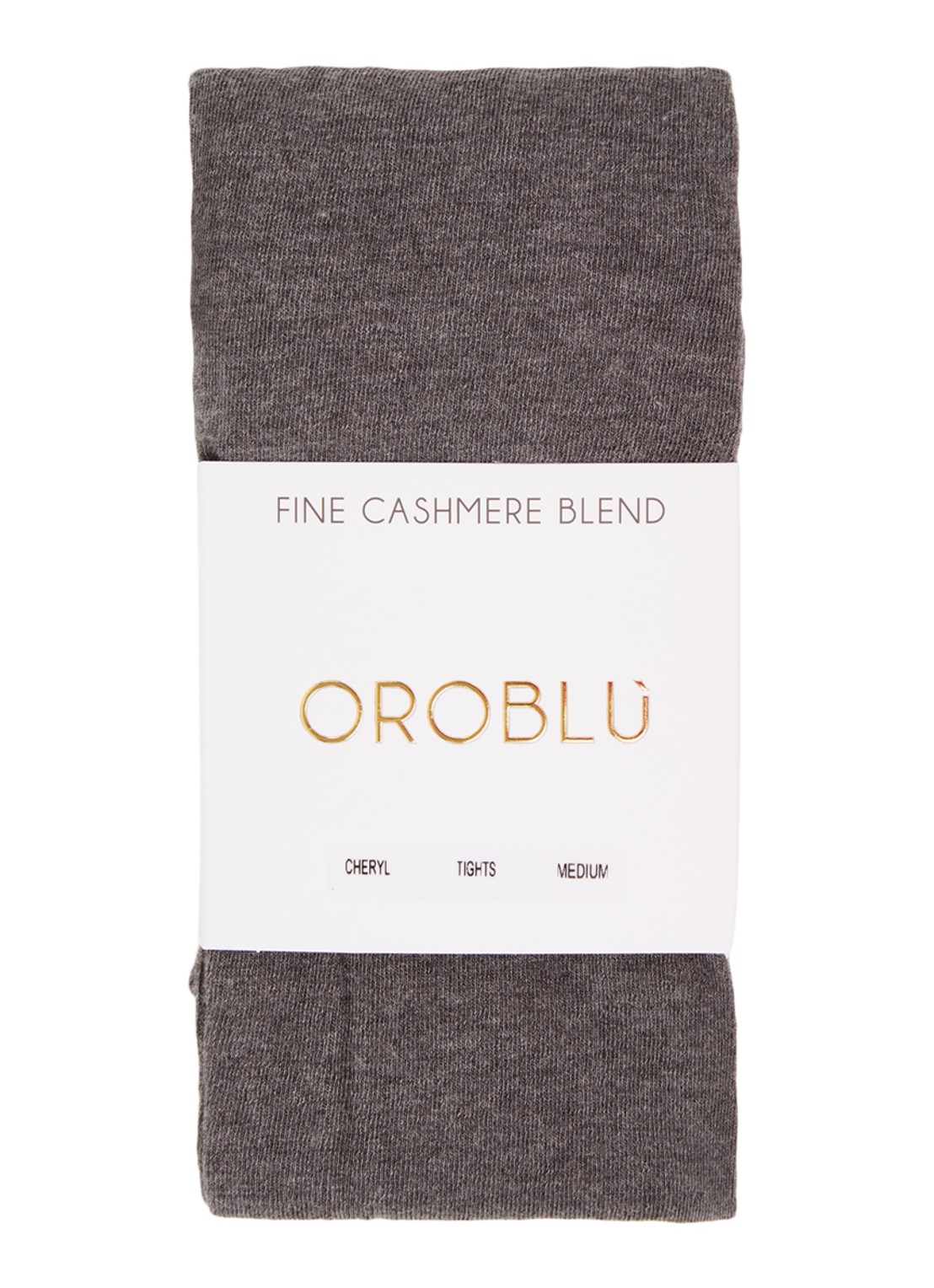 Oroblu Cheryl maillot in kasjmierblend - voorkant grijsmele