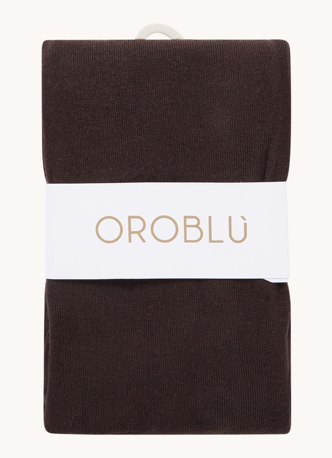 Oroblu Cheryl maillot in kasjmierblend - voorkant bruin