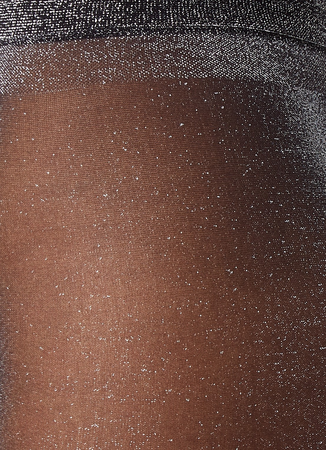 Oroblu Diamonds panty in 40 denier met glitter - detail zilver