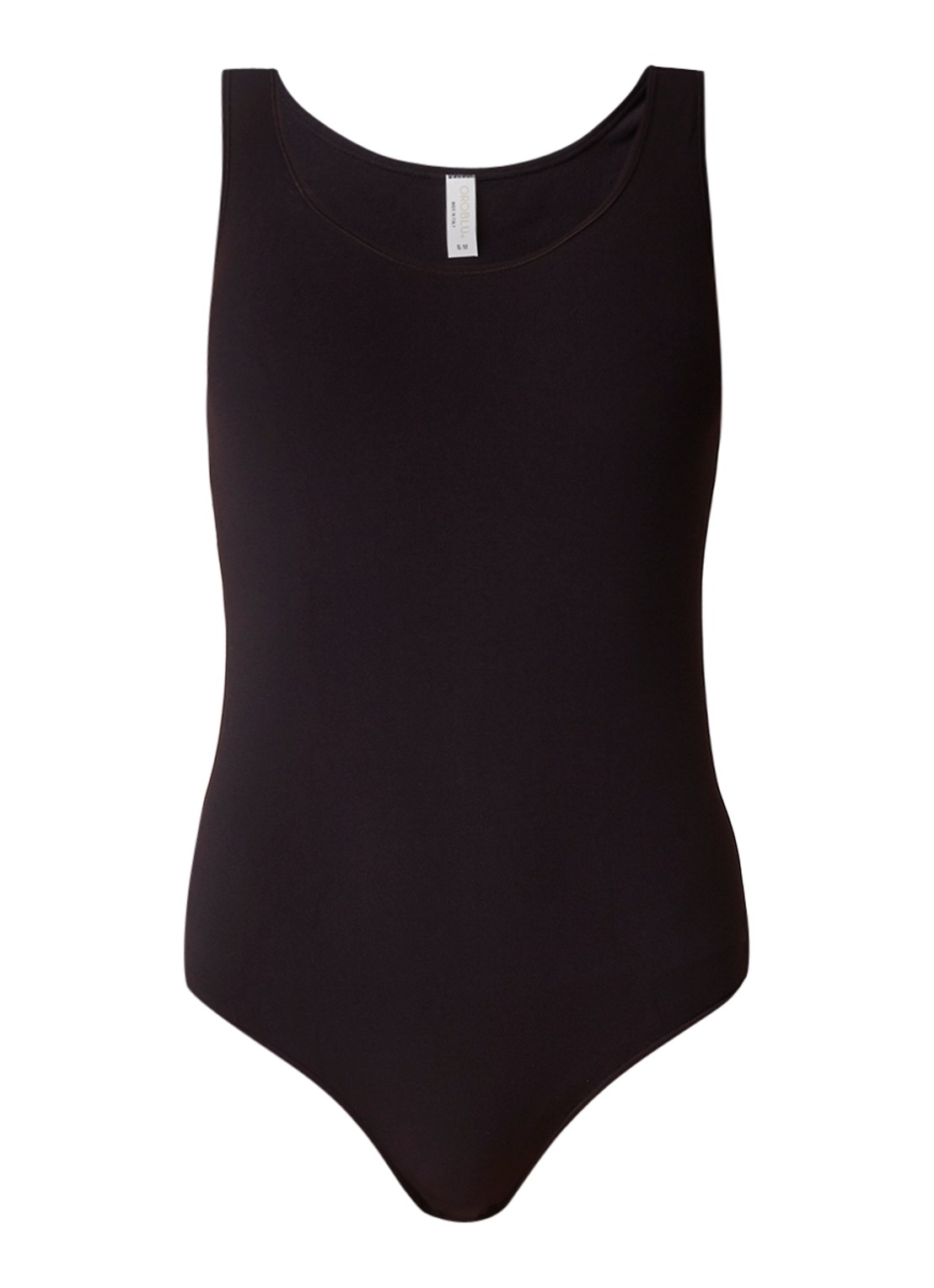 Oroblu Dolcevita body met ronde hals - voorkant 2 zwart