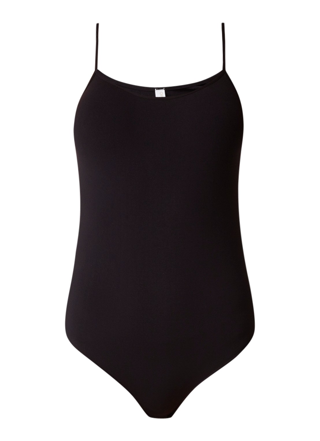 Oroblu Dolcevita body met spaghettibandjes - voorkant 2 zwart