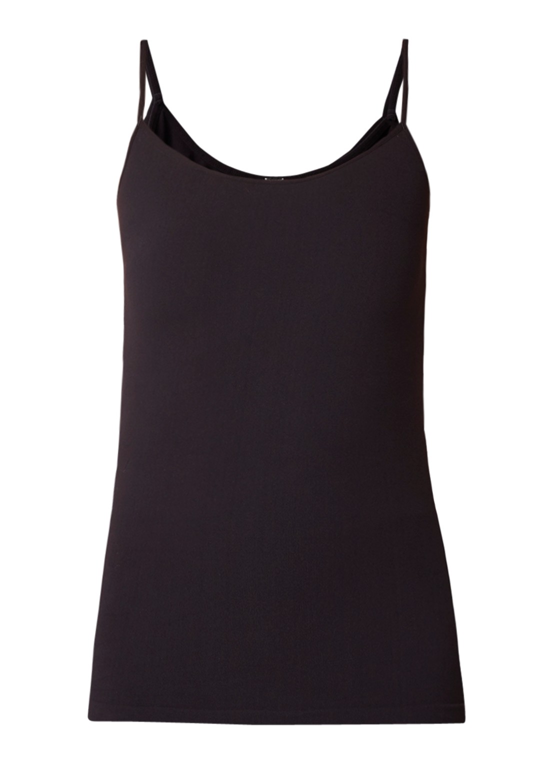 Oroblu Dolcevita Caraco mouwloos singlet - voorkant zwart