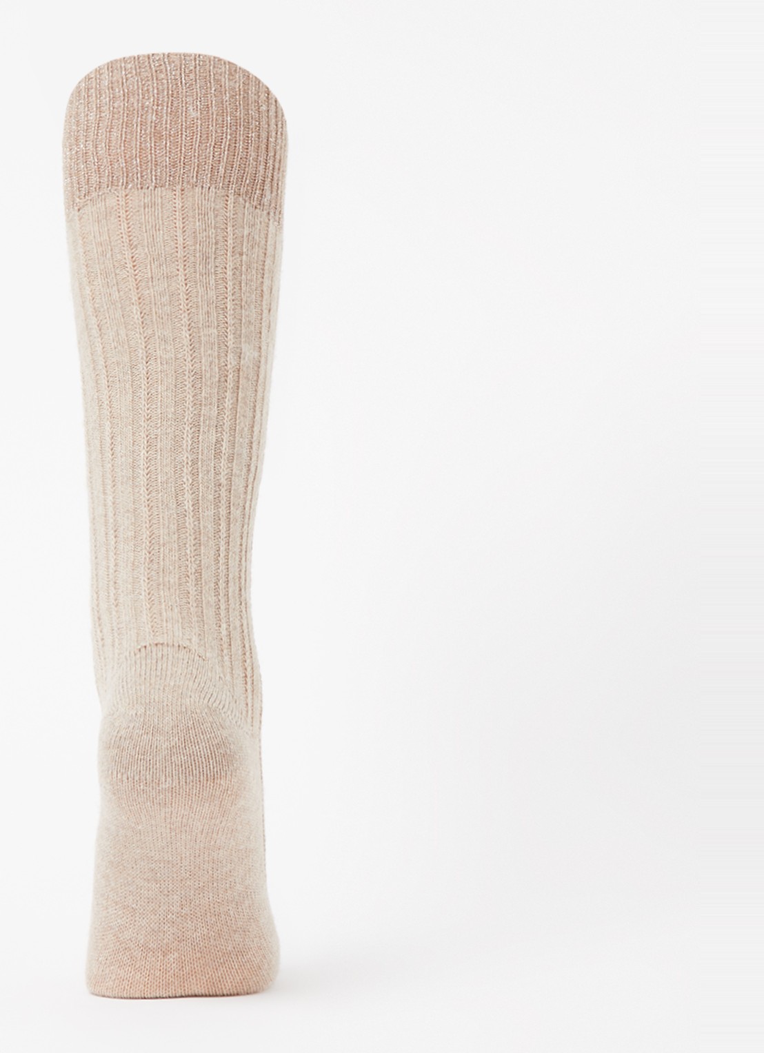 Oroblu Jasmine kniekousen met lurex - voorkant 3 beige
