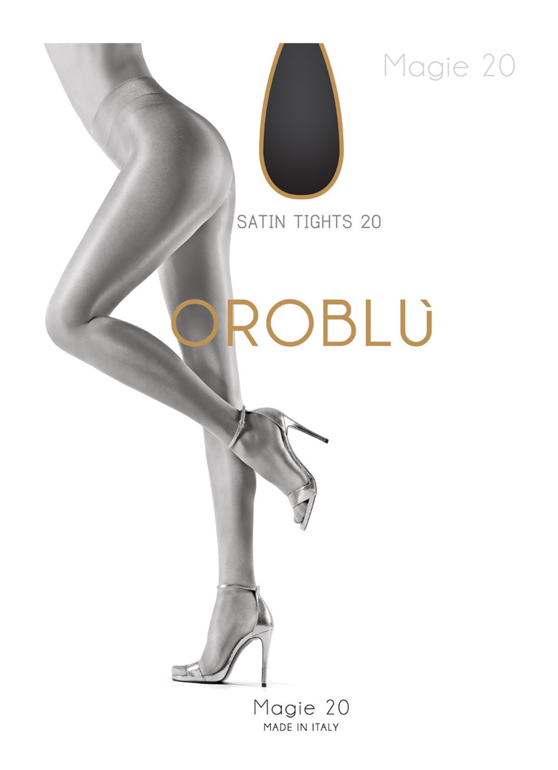 Oroblu Magie panty in 20 denier - voorkant lichtbruin