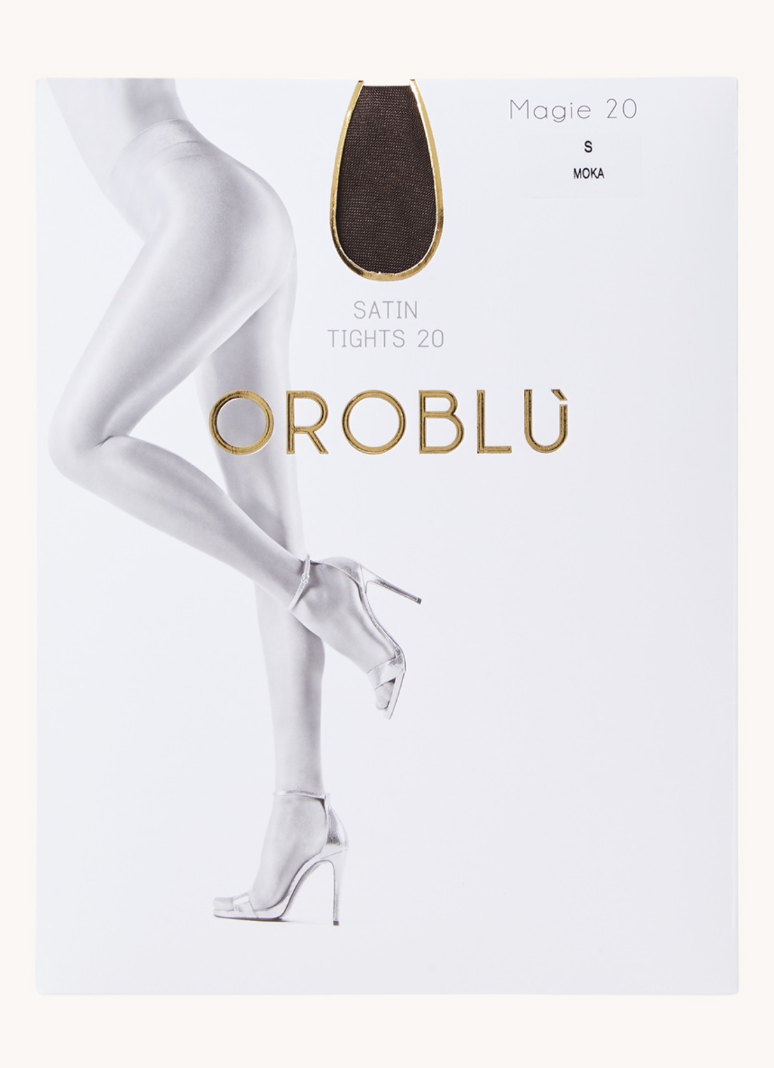 Oroblu Magie panty in 20 denier - voorkant 2 donkerbruin